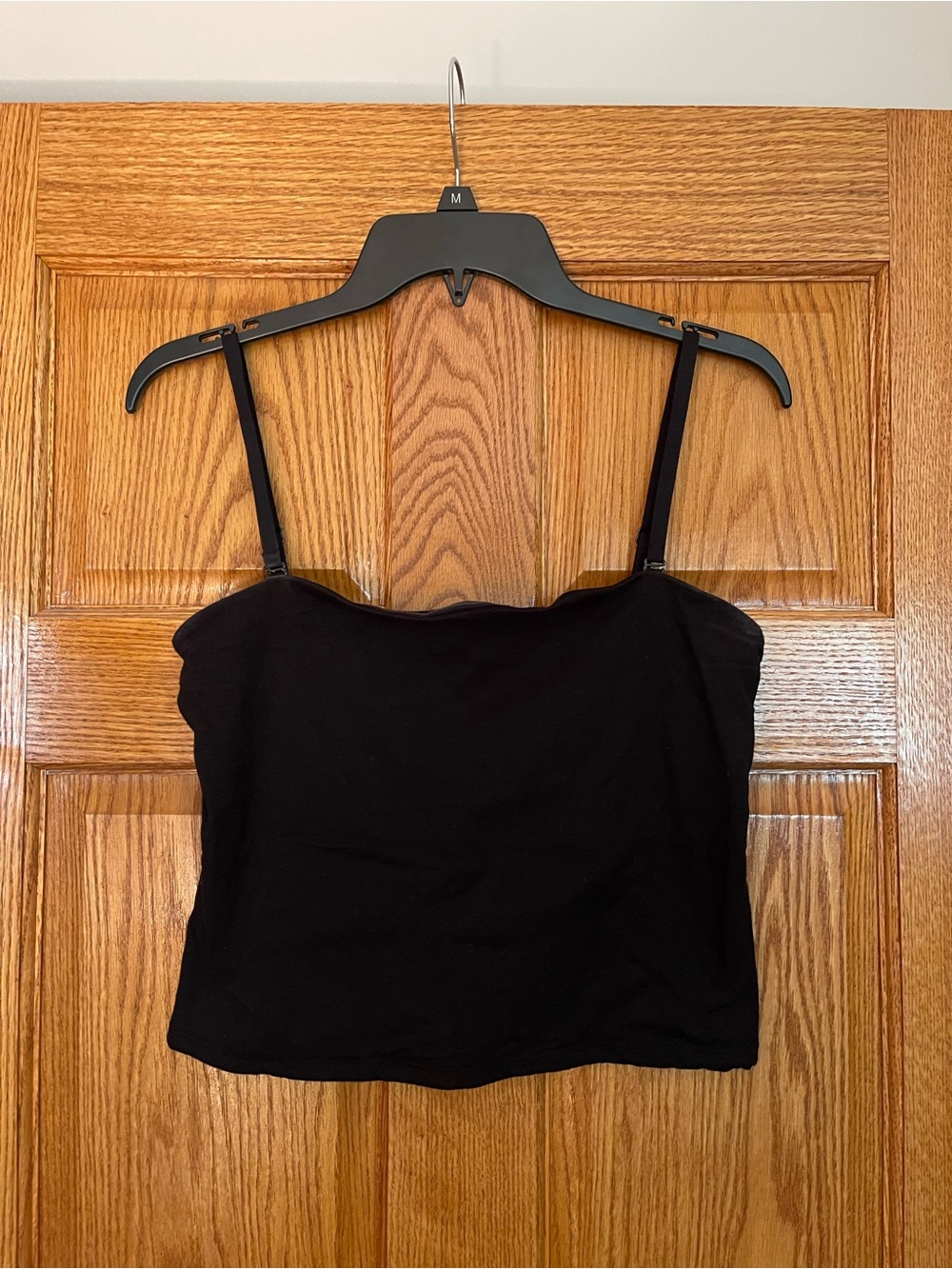 Gap CloseKnit Crop Tube Top (Black)